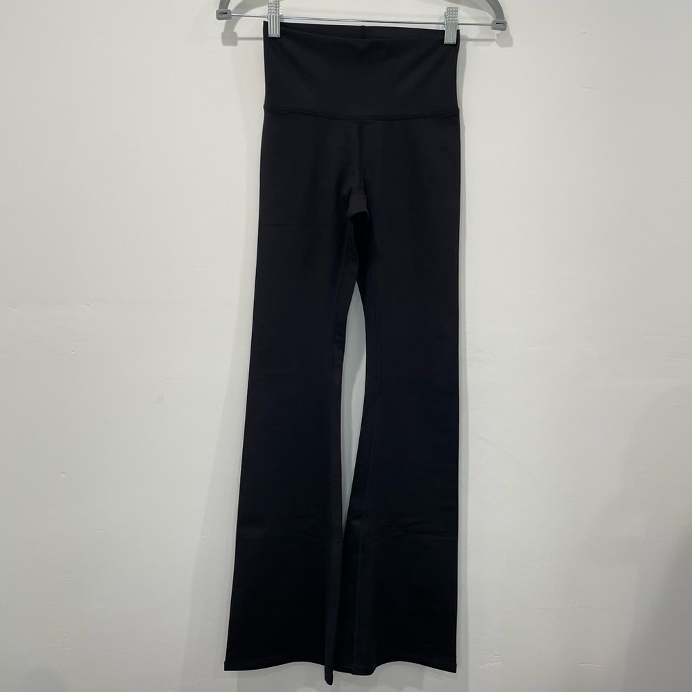 NWOT Terez TLC Flare Leggings in Jet Black - Picture 6 of 13